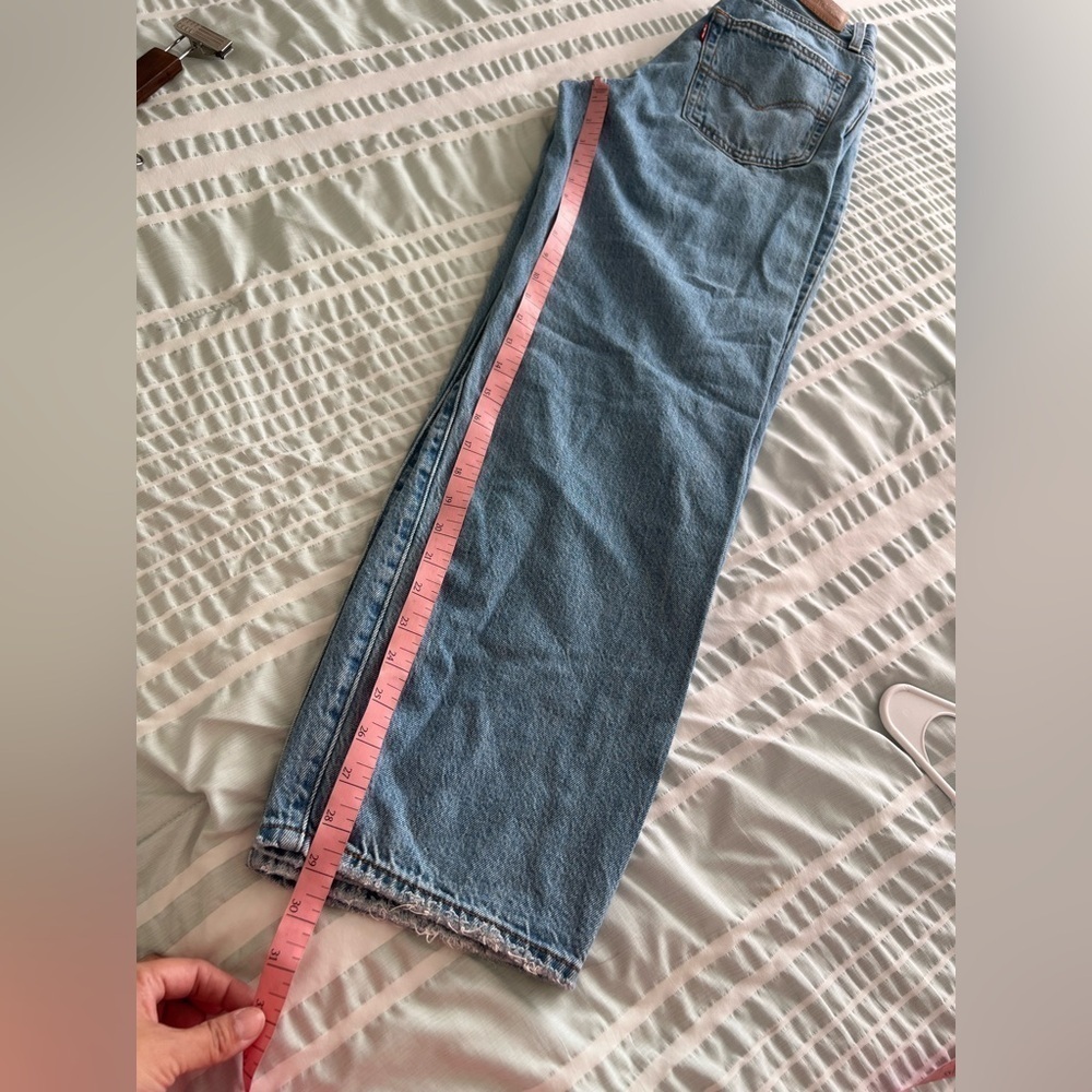 Levi’s Blue Distressed baggy dad Jeans size 25 - Picture 13 of 13